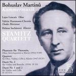 Bohuslav Martinu: Kammermusik - Helena Suchrov (piano); Jan Peruska (viola); Josef Kekula (violin); Lajos Lencses (oboe); Stamic Quartet;...