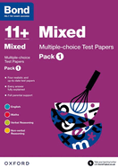 Bond 11+: Mixed: Multiple-choice Test Papers (for GL Assessment & other 11 plus exams): Pack 1