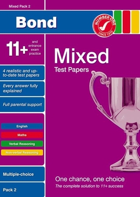 Bond 11+ Test Papers Mixed Pack 2 Multiple Choice - Down, Frances, and Lindsay, Sarah, and Primrose, Alison