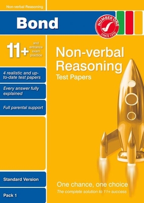 Bond 11+ Test Papers Non-Verbal Reasoning Standard Pack 1 - Baines, Andrew