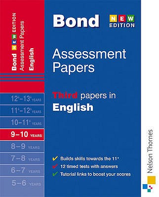 Bond Third Papers in English 9-10 Years - Bond, J. M., and Lindsay, Sarah