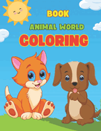 Book Animal World Coloring