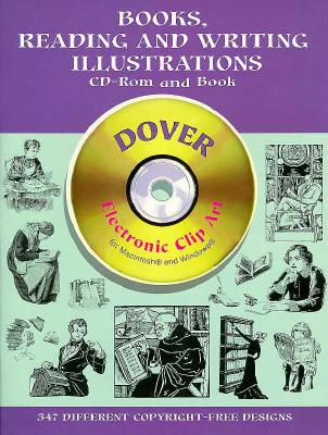 Books, Reading and Writing Illustrations CD-ROM and Book - Dover Publications Inc