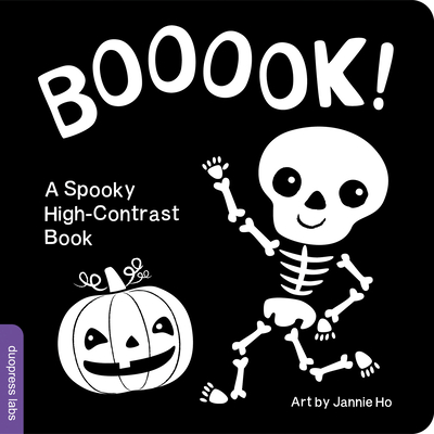 Booook! a Spooky High-Contrast Book: Halloween High-Contrast Baby Board Book - Duopress Labs