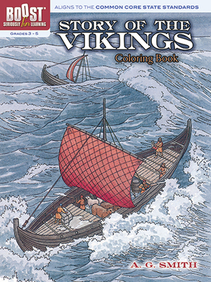 Boost Story of the Vikings Coloring Book - Smith, A. G.