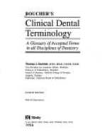 Boucher's Clinical Dental Terminology: A Glossary of Accepted Terms in All Disciplines of Dentistry