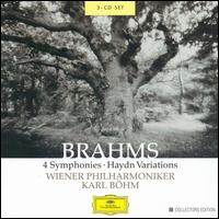 Brahms: 4 Symphonies; Haydn Variations - Christa Ludwig (contralto); Gerhart Hetzel (violin); Wiener Singverein (choir, chorus); Wiener Philharmoniker;...