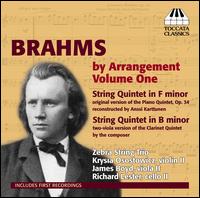 Brahms by Arrangement, Vol. 1 - James Boyd (viola); Krysia Osostowicz (violin); Richard Lester (cello)