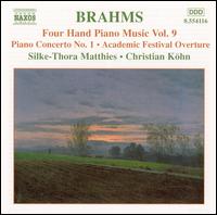 Brahms: Four Hand Piano Music, Vol. 9 - Christian Kohn (piano); Silke-Thora Matthies (piano)