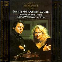 Brahms, Hindemith, Dvork - Karina Wisniewska (piano); Wilfred Strehle (viola); Wolfgang Boettcher (cello)