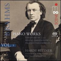 Brahms: Piano Works, Vol. 5 - Hardy Rittner (piano)