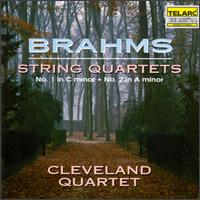 Brahms: String Quartets No. 1 in C minor, No. 2 in A minor - James Dunham (viola); Paul Katz (cello); Peter Salaff (violin); William Preucil (violin); Cleveland Quartet