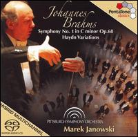 Brahms: Symphony No. 1 in C minor; Haydn Variations - Pittsburgh Symphony Orchestra; Marek Janowski (conductor)