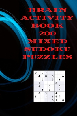 Brain Activity Book 200 mixed Sudoku puzzles - Cannonbooks