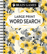 Brain Games - Large Print Word Search (Floral)