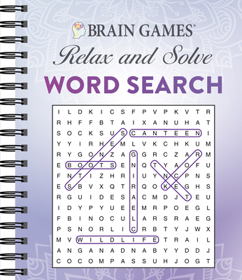 Brain Games - Relax and Solve: Word Search (Purple) - Publications International Ltd, and Brain Games