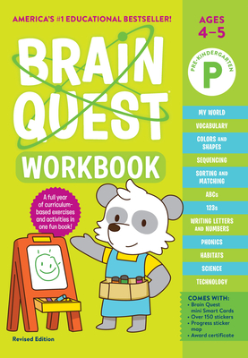 Brain Quest Workbook: Pre-K Revised Edition - Workman Publishing, and Onish, Liane (Text by)