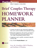 Brief Couples Therapy Homework Planner