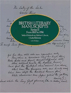 British Literary Manuscripts, Series I: From 800 to 1800 - Klinkenborg, Verlyn, PH.D. (Editor), and Davis, Frances A (Editor)
