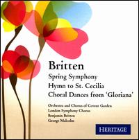 Britten: Spring Symphony; Hymn to St. Cecilia; Choral Dances from 'Gloriana' - Boys from Emanuel School, Wandsworth; Jennifer Vyvyan (vocals); Norma Procter (vocals); Peter Pears (vocals);...