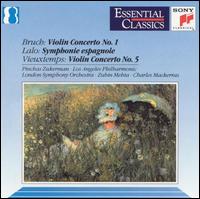 Bruch: Violin Concerto No. 1; Lalo: Symphonie Espangnole; Vieuxtemps: Violin Concerto No. 5 - Pinchas Zukerman (violin)