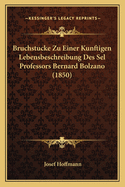 Bruchstucke Zu Einer Kunftigen Lebensbeschreibung Des Sel Professors Bernard Bolzano (1850)