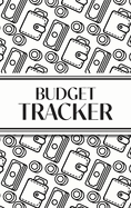 Budget Tracker (White and Black Money Outlines): 6"x9" Hardcover Monthly Finance Organizer for Expenses, Savings, and Debt; Manage Your Money Notebook