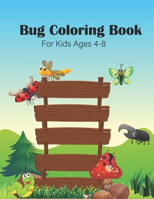Bug coloring book for kids ages 4-8: Coloring Fun and Awesome Facts - Publishing, Kst2380 Tareq