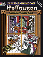Build-A-Window Stained Glass Coloring Book Halloween