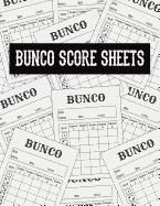 Bunco Score Sheets: Scoring Pad for Bunco Players Score Keeper Notebook Game Record - 8.5 X 11 - 100 Pages