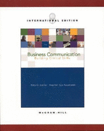 Business Communication: Building Critical Skills - Locker, Kitty O, and Van Den Berg, Hendrik Kyo