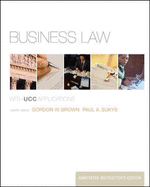 Business Law: With Ucc Applications - Brown, Gordon W