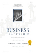 Business Leadership: The Key Elements