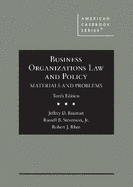 Business Organizations Law and Policy: Materials and Problems