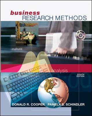 Business Research Methods with Student CD-ROM - Cooper, Donald R, and Schindler, Pamela