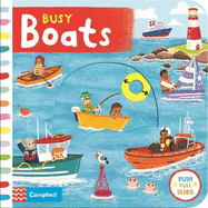 Busy Boats: A Push Pull and Slide Book