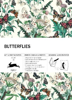 Butterflies: Gift & Creative Paper Book Vol 109 - Pepin Press