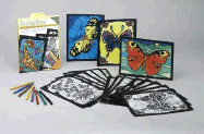 Butterflies Stained Glass Coloring Kit (Boxed Sets/Bindups)