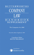 Butterworths Company Law Handbook: The Companies Act 2006