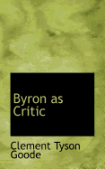 Byron as Critic