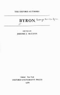 Byron - Byron, and McGann, Jerome J (Editor)