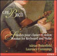 C.P.E. Bach: Sonatas for Keyboard & Violin - Adrian Butterfield (violin); Laurence Cummings (harpsichord); Laurence Cummings (clavichord)