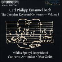 C.P.E. Bach: The Complete Keyboard Concertos, Vol. 1 - Concerto Armonico; Mikls Spnyi (harpsichord)