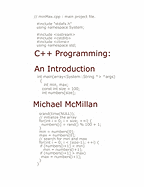 C++ Programming: An Introduction