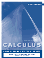Calculus: Single Variable: Student Solutions Manual