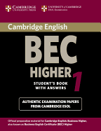 Cambridge BEC Higher 1: Practice Tests from the University of Cambridge Local Examinations Syndicate