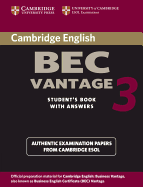 Cambridge BEC Vantage 3 Student's Book with Answers