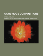 Cambridge Compositions; Greek and Latin