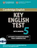 Cambridge Key English Test 5 Self-Study Pack (Student's Book with Answers and Audio CD) China Edition: Official Examination Papers from University of Cambridge ESOL Examinations