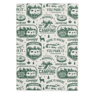 Camping Journal Log Book & RV Trip Planner, Camper Green: Campsite Caravan Holiday Record & Adventure Travel Notebook